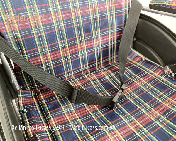 phần ghế ngồi và dây đai xe lăn X91L